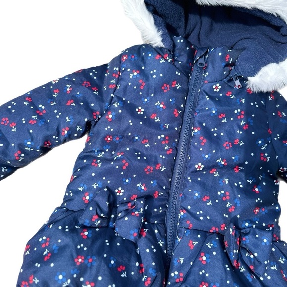 Babaluno 3-6 Month Girls Winter Jacket - Picture 2 of 5